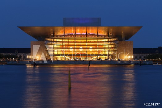 Picture of Dnemark Kopenhagen Oper by night